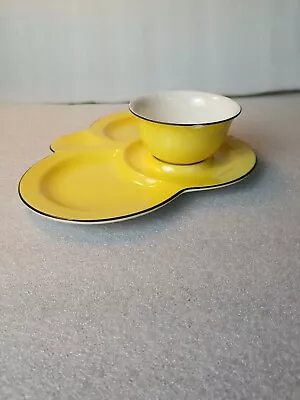 Buy Vintage Crown Ducal Ware England Yellow Cup And Saucer Set *READ* • 28.34£