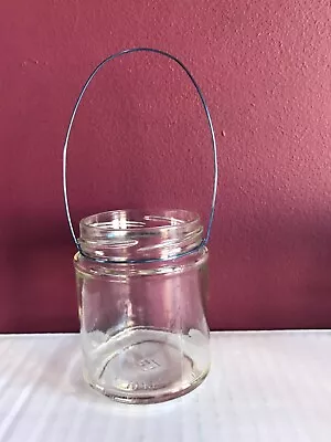 Buy Handmade Hanging Glass Jar Lantern Tea Light Candle Holder Wedding Vase Gifts • 2.30£