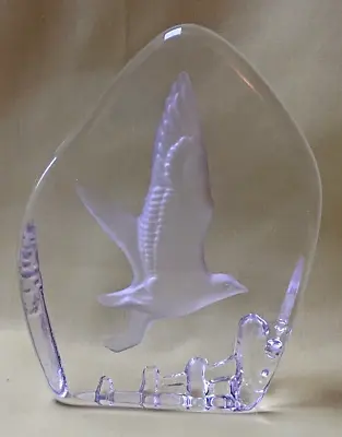 Buy Wedgwood Crystal Glass Seagull Paperweight • 12.50£