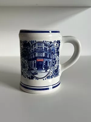 Buy Supreme Royal Delft 190 Bowery Beer Mug - Blue - Brand New - SS21 • 80£