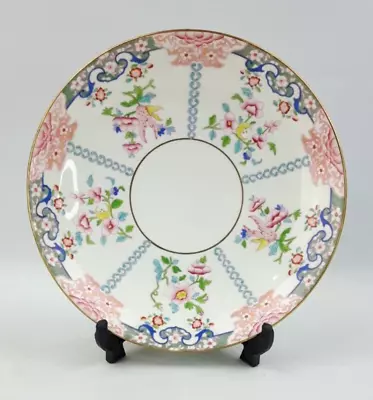 Buy Antique Mintons Bone China 9  Plate / Shallow Bowl - Hand Coloured Floral Enamel • 24£