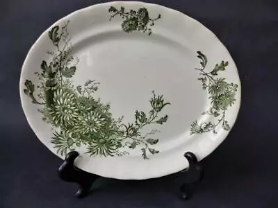 Buy Antique Staffordshire Platter - Keeling & Co, Burslem - 1887/91 - Daisy Pattern • 29.99£