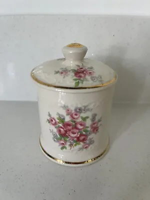 Buy Vintage Crown Devon Trinket Pot With Lid Fortnum & Mason Ltd Piccadilly Roses • 8.99£