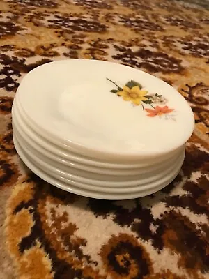 Buy JAJ Pyrex Autumn Glory / Gold Tableware Vintage Retro - Dessert Plates • 50£