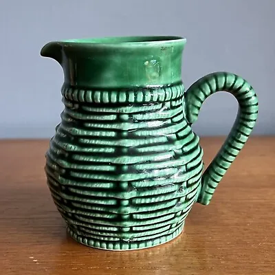 Buy Vintage Goebel Green Pottery Rope Jug 1969 • 8.50£