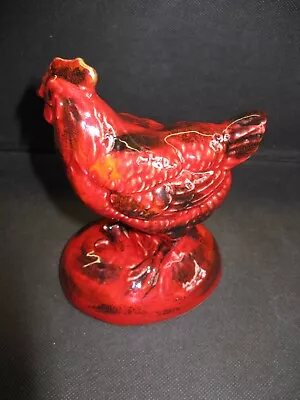 Buy Anita Harris Art Pottery Flambe Hen Figure • 50£