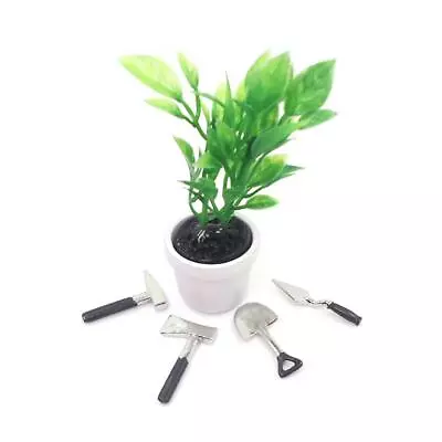 Buy Dollhouse Miniature Alloy Metal Gardening Tool Set Fairy Garden Doll Toy • 4.15£