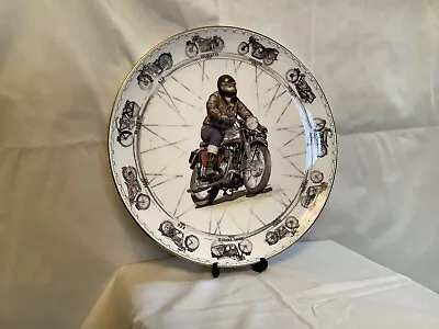 Buy Coalport Fine China Centenary Plate Of The Motorcycle In 1985 • 12£