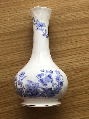 Buy Aynsley Collectible China Cottage Blue Victorian Vase • 18£