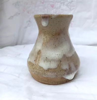 Buy Irish Studio Pottery, Clayholes, Magherafelt,  N. Ireland Small Vase Drip Glazed • 6.95£