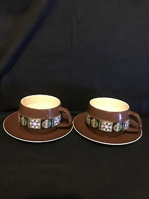 Buy Pair Of Vintage Retro Carlton Ware Cups And Saucers • 15£