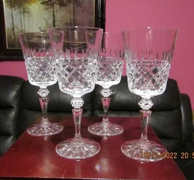 Buy 4 X Galway Crystal 'Rathmore' Red Wine Glasses. Approx. 7  Tall • 120£