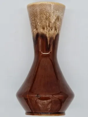 Buy Kingston Pottery Vase Hull 1970s Vintage Stunning Lava Glaze Drip KP 69 Stamp • 15£