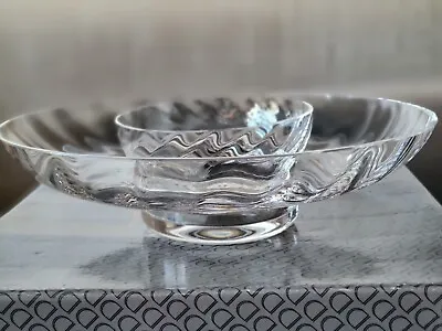 Buy Vintage Dartington Crystal Glass Dip Bowl With Original Box Collection Only • 20£