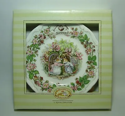 Buy Royal Doulton Brambly Hedge ~ Summer 6 1/4  Side / Tea Plate In Unused Condition • 10£