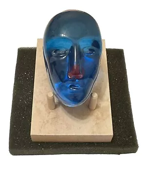 Buy Kosta Boda Bertil Vallien Brains Sculpture Blue Red Heart W/Box And Stand • 209.93£