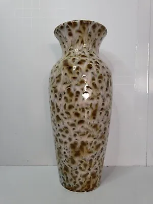 Buy Art Pottery Golden Brown Textured Glazed 7.5  Vase Unsigned GORGEOUS • 24.36£