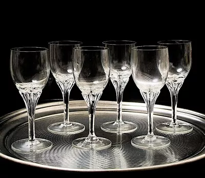 Buy A Set Of Six Belfor Exquisite Black Filled Core Stem Bohemia Crystal Sherry/... • 35£