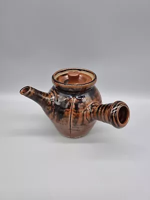 Buy A Vintage Crochendy Gwynedd Pwllheli Welsh Studio Pottery Teapot By John Davies • 28£