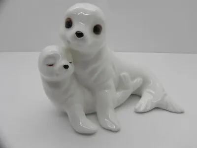 Buy Collectable Royal Osborne Bone China Mother & Baby Seals Ornament Tmr-5598 • 11.99£