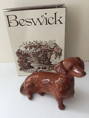 Buy Beswick - Diaschund Dog - Small Size - RARE - Excellent Condition (Boxed) • 45£