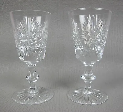 Buy 2 Edinburgh Crystal Star Of Edinburgh  Glasses Sherry Vodka Shot. Cut Glass. 5cl • 14.99£