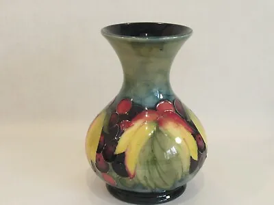 Buy Rare William Moorcroft Bulbous Vase 'grape And Leaf' Pattern - Circa 1930's • 290£