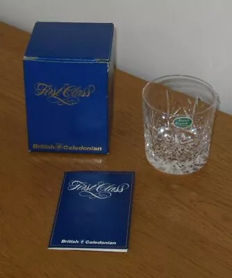 Buy Stuart Crystal  'British Caledonian Collection' 1st Class Glass Tumbler 7.5cm • 7.99£