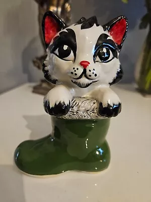 Buy Lorna Bailey Cat Puss In Boots/Wellington Signed  • 35£