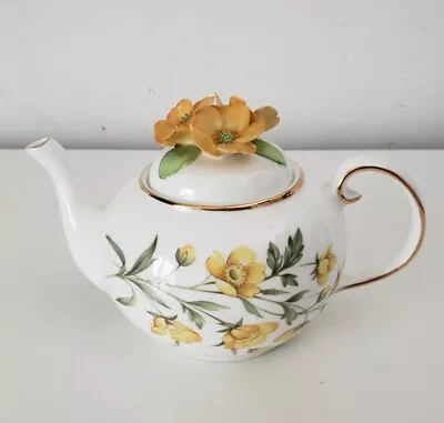 Buy Royale Stratford Country Cottage Teapot Collection Floral Meadow Buttercups  • 62£