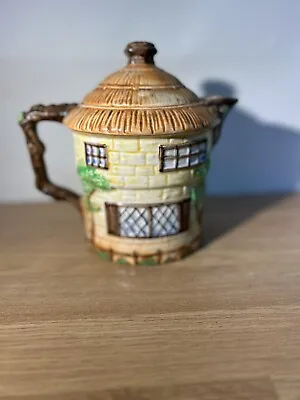 Buy Vintage Beswick Ware Hand Painted Thatched Cottage Tea Pot Made In England • 15£