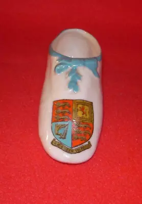 Buy GOSS Crested China Princess Victoria,s First Shoe H M Queen Victorias Crest • 19.99£