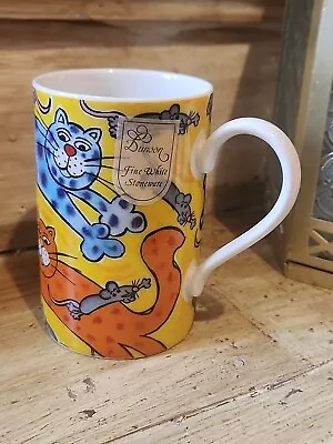 Buy Dunoon Stoneware Made In Scotland Crazy Cats Mug Cup By Jane Brookshaw New VGC • 13.50£