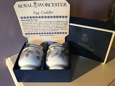 Buy Royal Worcester Egg Coddlers Flameproof Porcelain Collectable Genuine • 12£