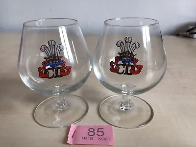 Buy No 85 - Charles And Diana Royal Wedding Commemorative Brandy Glasses 12cm Tall • 1.99£