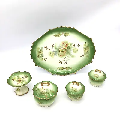 Buy Limoges Porcelain Dressing Table And Trinket Set • 10£