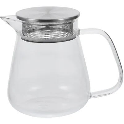 Buy  Stainless Steel Glass Teapot Make Chinese Cups Tearoom Kettle • 19.49£