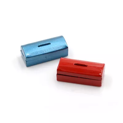 Buy Red/Blue 1:12 Dollhouse Miniature Mini Metal Tool Box:da • 3.95£