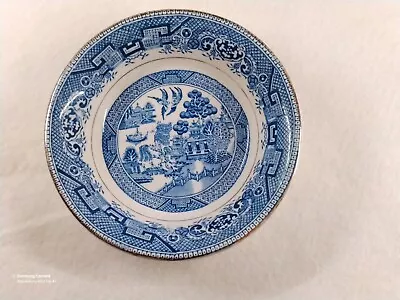 Buy Imperial Semi Porcelain Myott And Son Blue Willow Small Bowl • 4.82£