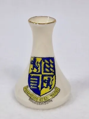 Buy W.H. Goss Bournemouth VINTAGE China Crested Miniature Vase VTG • 3.97£
