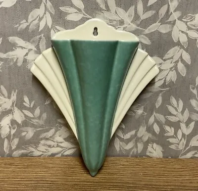 Buy Poole Pottery Wall Vase Sconce 875 Art Deco • 35£