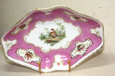 Buy Antique Dresden Porcelain Dish Hand Painted • 30£