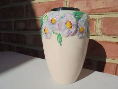 Buy Antique Vintage Carlton Ware Australian Design Raised Floral Pattern Vase 6 1/8  • 37.85£