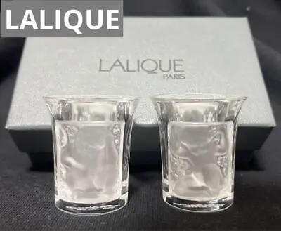 Buy LALIQUE Enfant Liqueur Glass Shot Glass 50ml Set Of 2 With Box Unused • 176.09£