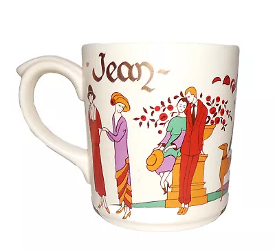 Buy Poole Pottery 1920s Themed ½ Pint Mug Personalized For Jean In Gold • 5.95£