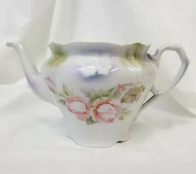 Buy Vintage Teapot Roses Hand Painted NO LID Made In Germany Porcelain • 21.21£