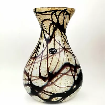 Buy Vintage Josefina Krosno Hand Blown Cased Art Glass Vase Made In Poland 12.5” • 48.90£