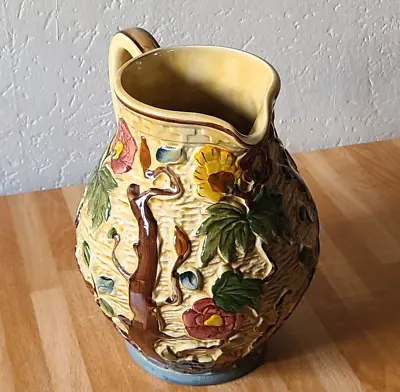 Buy H.J. Wood  Vintage Indian Tree Pattern Hand Painted Jug/Vase No. 585 • 19.99£
