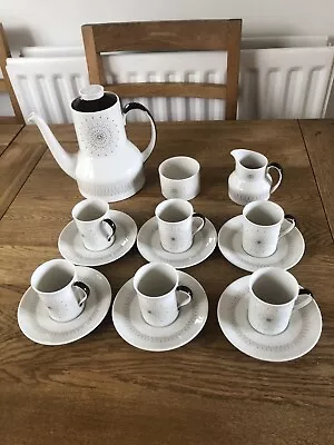 Buy Royal Doulton  Morning Star   Bone China Six Person Coffee Set - Made In England • 50£
