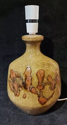 Buy Vintage Tremaen Pottery Lamp. Original Retro. Lava Effect. Newlyn Cornwall • 0.99£